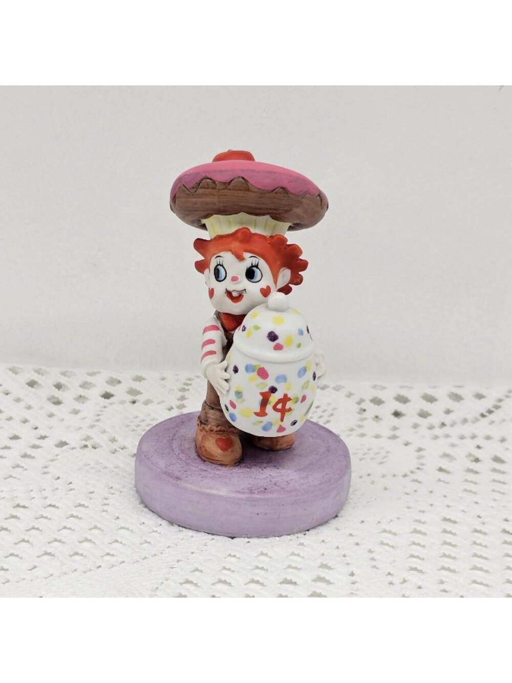 Vintage 80s Sugar & Spice Giftware Collection Ideal Toy Co Colorforms Figurine